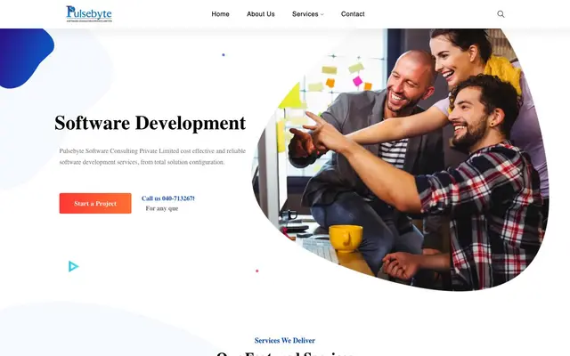 Pulsebyte Software Consulting Private Limited website