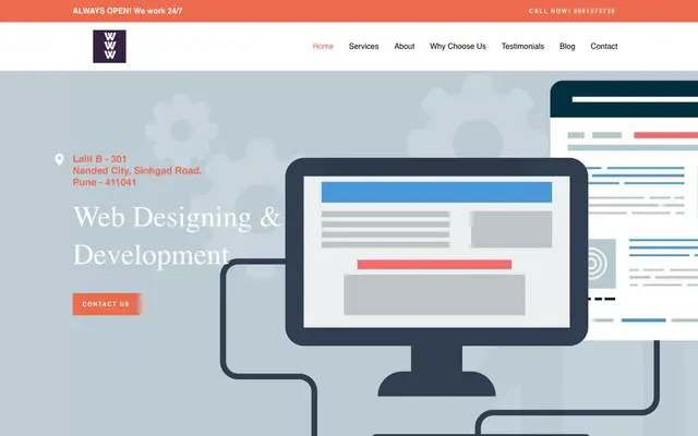 World Wide Web Pune - Website Design & Development website
