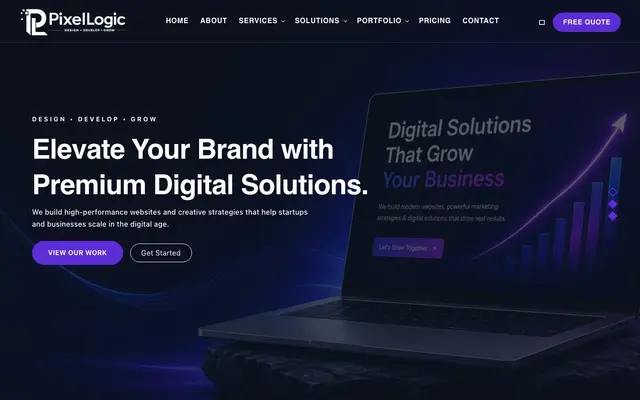 Pixel Logic – Website Design & Digital Marketing Agency website