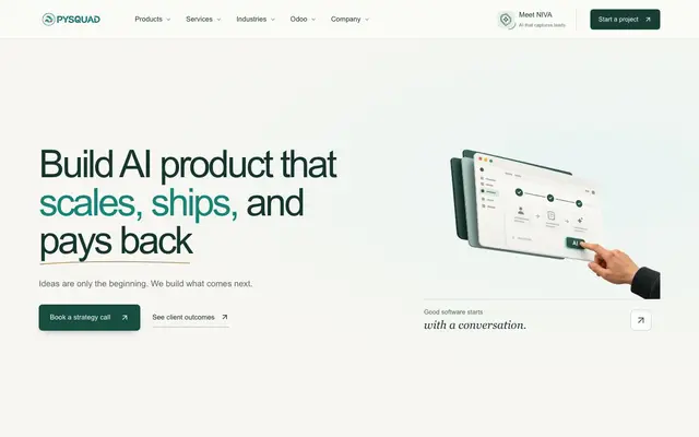 PySquad Informatics LLP website