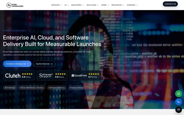 Pyzen Technologies Private Limited website