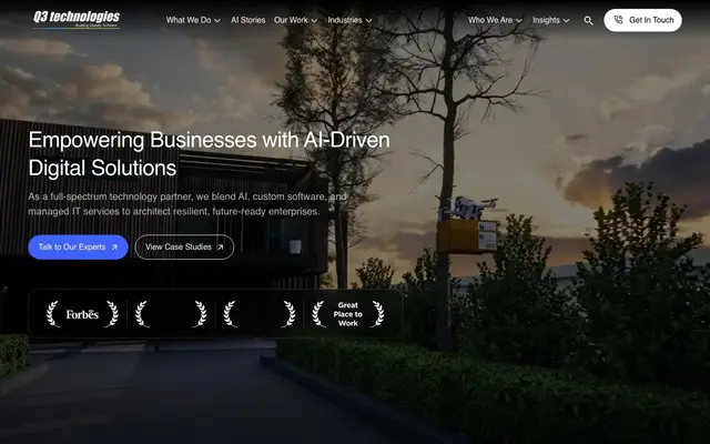 Q3 Technologies website