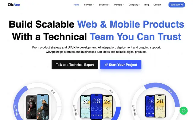 QicApp website