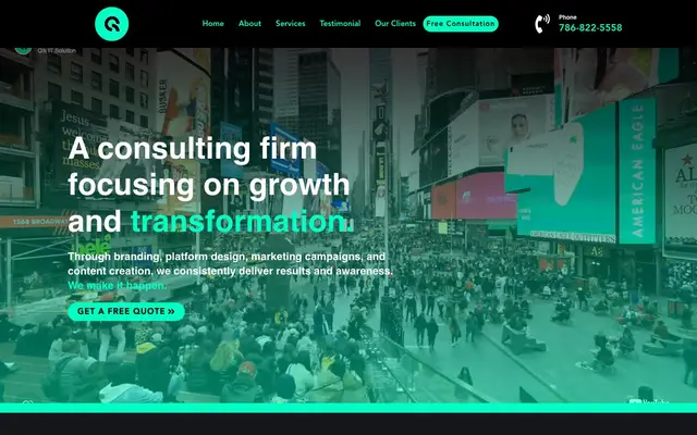 Qik IT Solution website