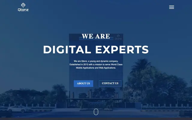Qtonz Infosoft Pvt. Ltd website