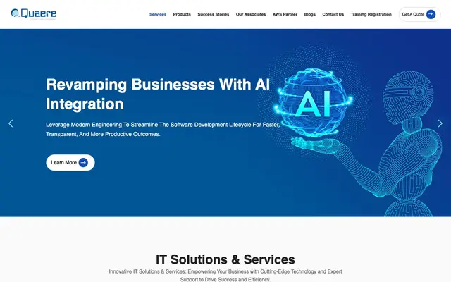 Quaere Etechnologies Pvt Ltd website