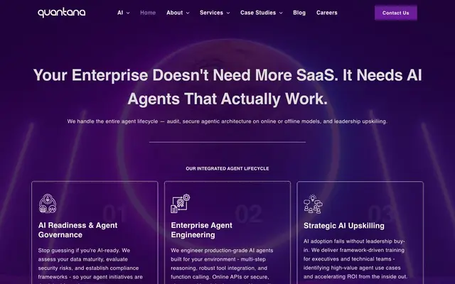 Quantana website