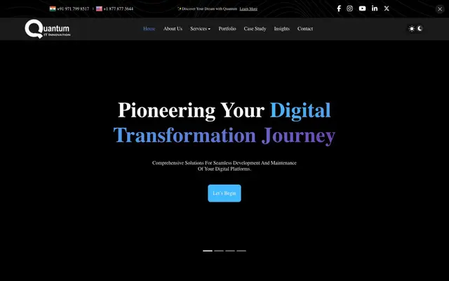 Quantum IT Innovation website