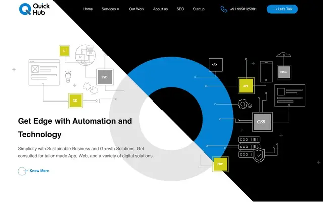 Quick Hub website