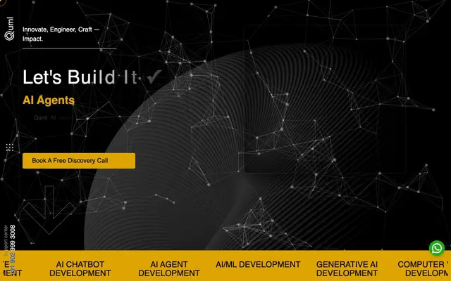 Quml AI website