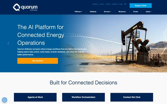 Quorum Software Pune - India website