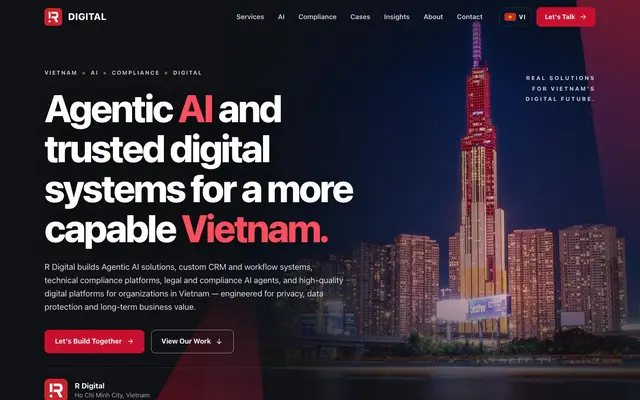 R Digital website