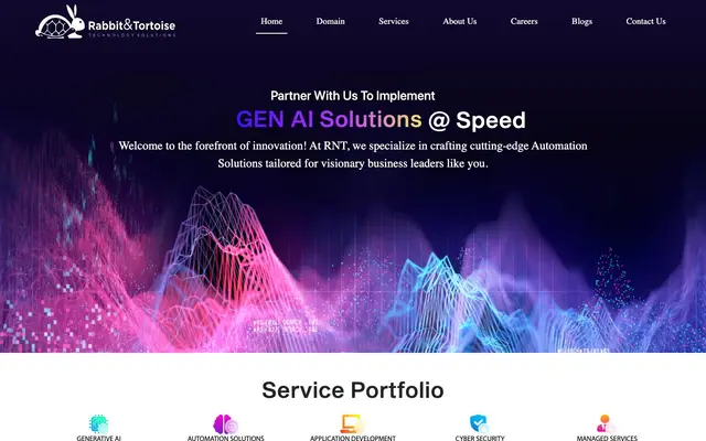 Rabbit and Tortoise Technology Solutions website