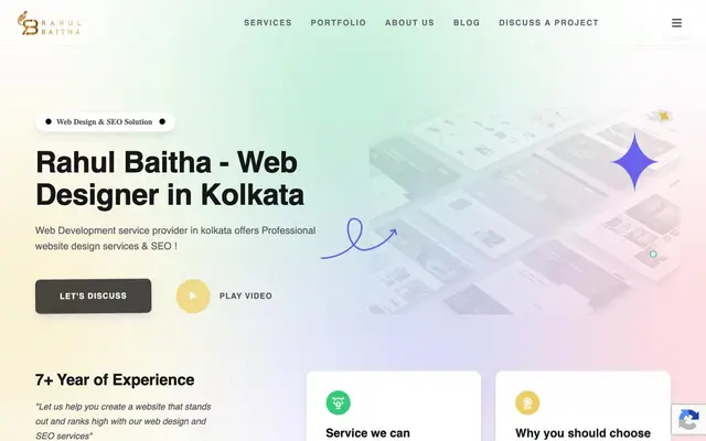 Rahul Baitha Digital website