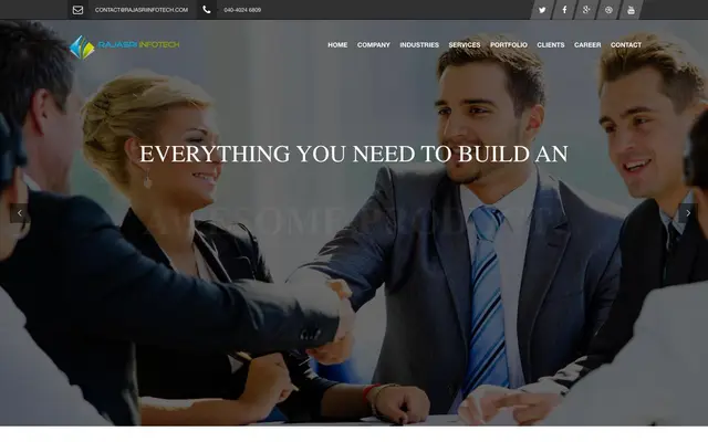 Rajasri Infotech website