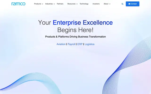 Ramco Systems website
