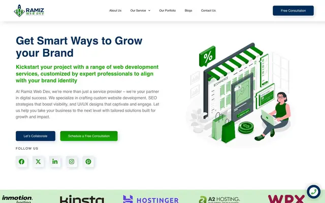 Ramiz Web Development | Top Web Design & Website Development Service website