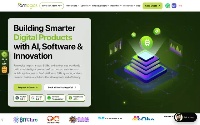 Ramlogics Technosoft Pvt. Ltd. website
