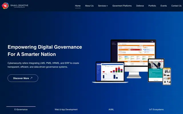 Rams Creative Technologies Pvt. Ltd. website