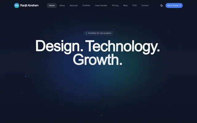 Ranjit Abraham website