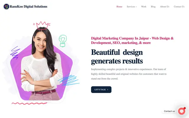 RasuKoo Digital Solutions website