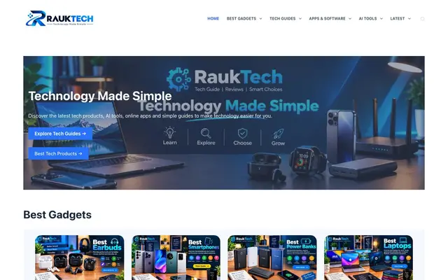 RaukTech | Web Development and Marketing website