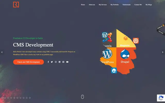 Freelancer UI Developer in India website