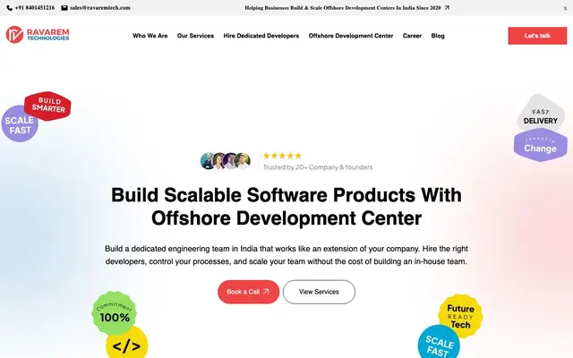 Ravarem Technologies Pvt Ltd website