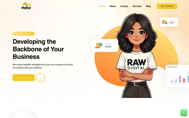 Raw Digital website