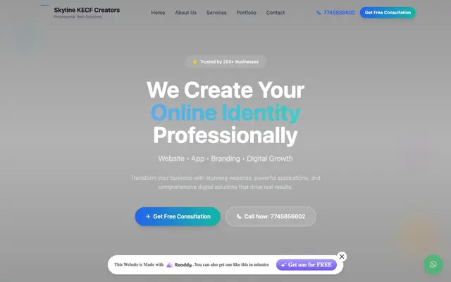 SkyLine KECF Creators website