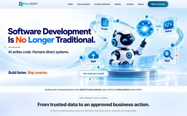 Realisier Labs website
