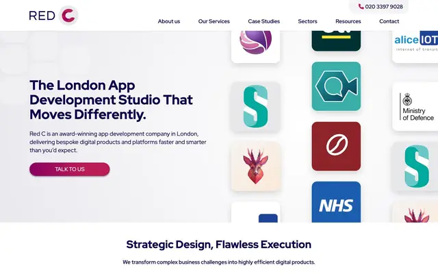 Red C - Mobile App Development website