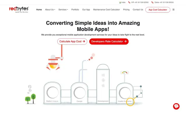 Redbytes Software website
