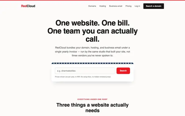 RedCloud Technologies website