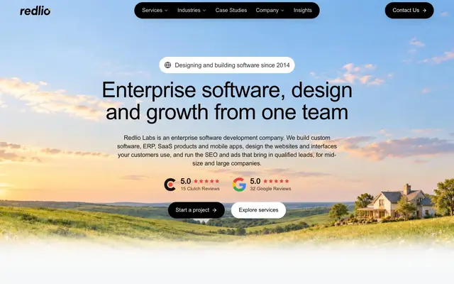 Redlio Labs website