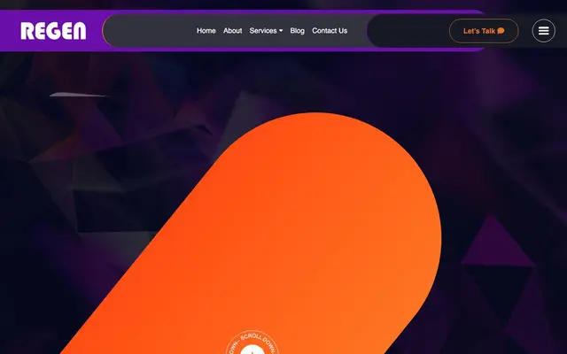 Regen Digital World website