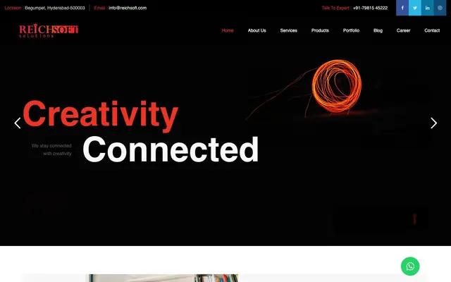 Reichsoft Solutions website