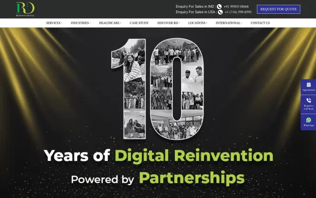 Reinvent Digital website