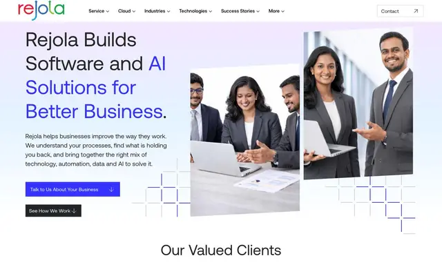 REJOLA IT SERVICES PVT LTD website