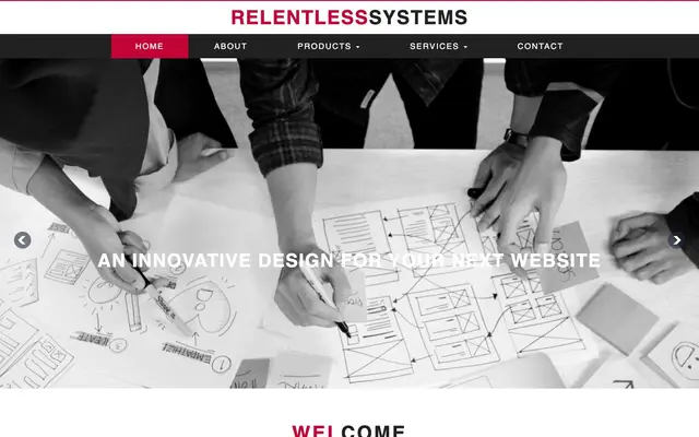 Relentless Systems website