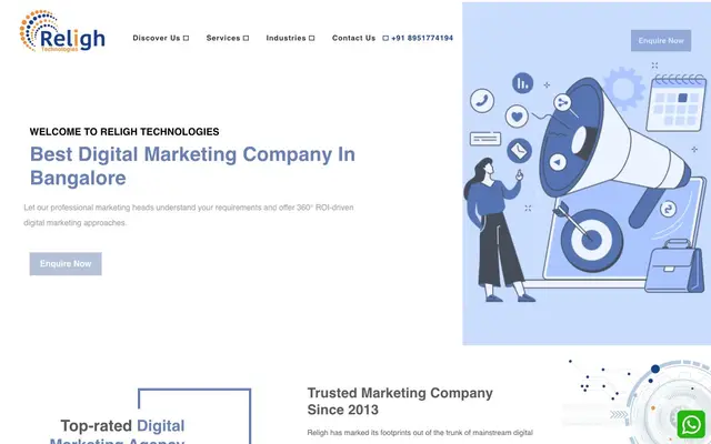 Religh Technologies website