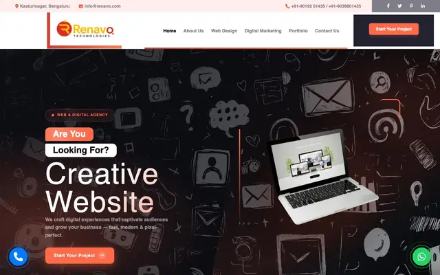 Renavo Technologies website