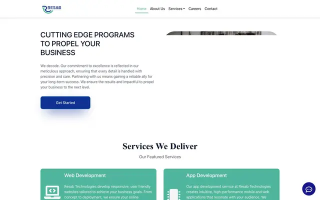 Resab Technologies LLP website