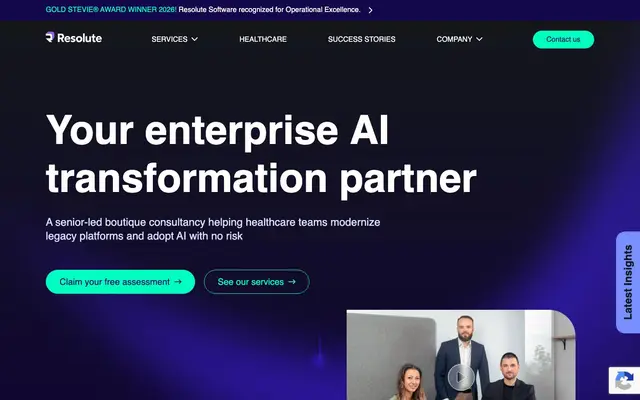 Resolute Software website