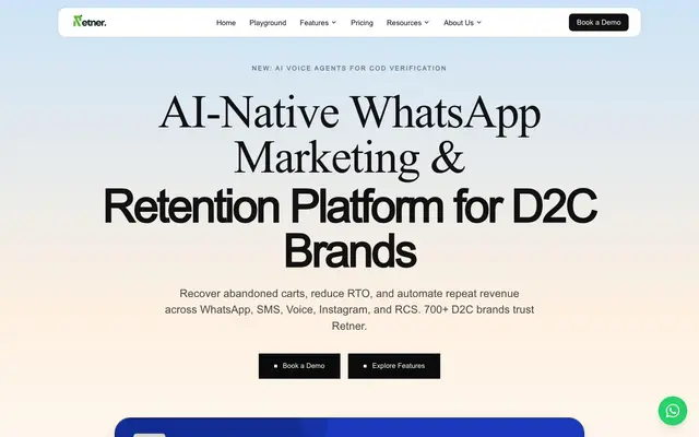 Retner website
