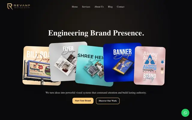Revanp Studios website