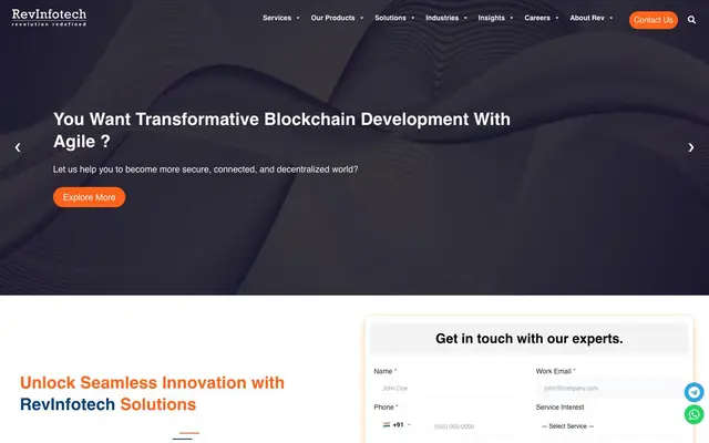 Revinfotech Inc website