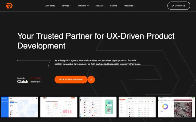 RP UXCollab website