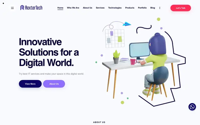 RexterTech website