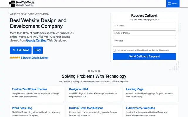 Best Website Development Company in India Rex Web… website